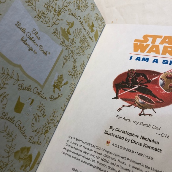 Disney Little Golden Books Star Wars Sith and Wookie  Soul Up, lot of 4 - Picture 11 of 12